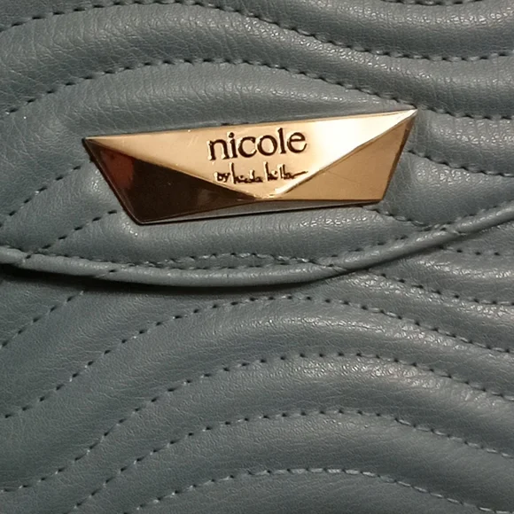 Nicole by Nicole Miller Blue Crossbody Purse - Picture 2 of 5